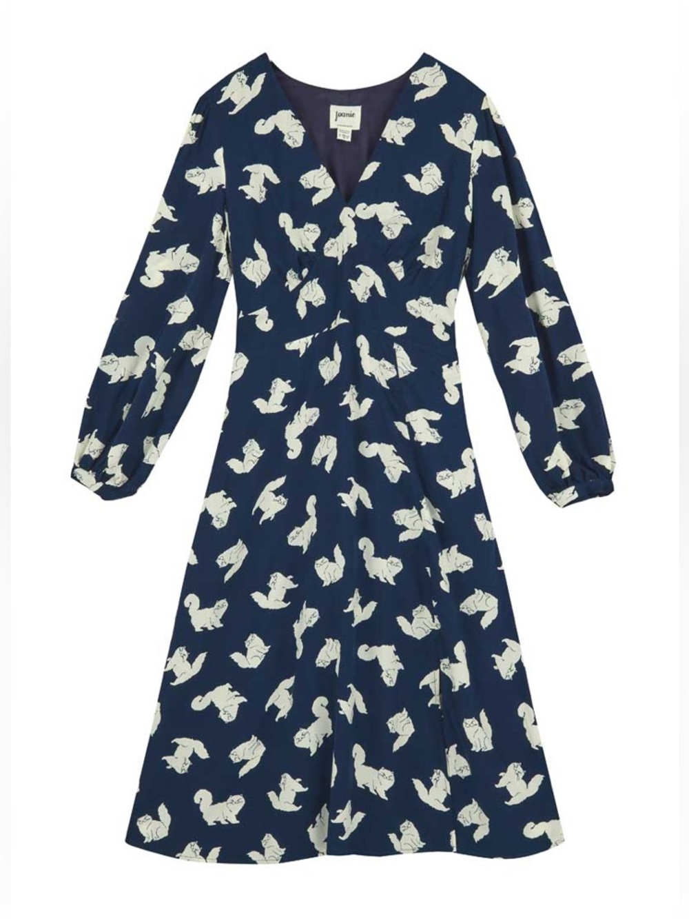 JOANIE CLOTHING | Lucid Cat Print Midi Dress (NWT)